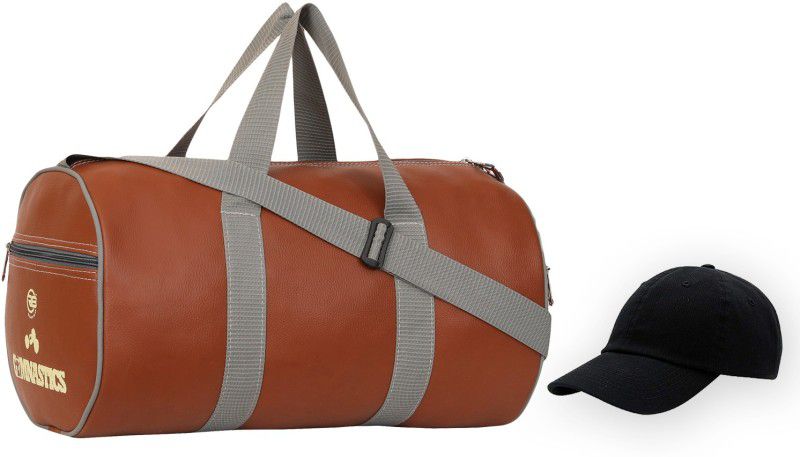 RB Suffer Stylish Gym Bag 1 Cap gym bag duffel bag travel bag leather bag  (Grey, Sling Bag)