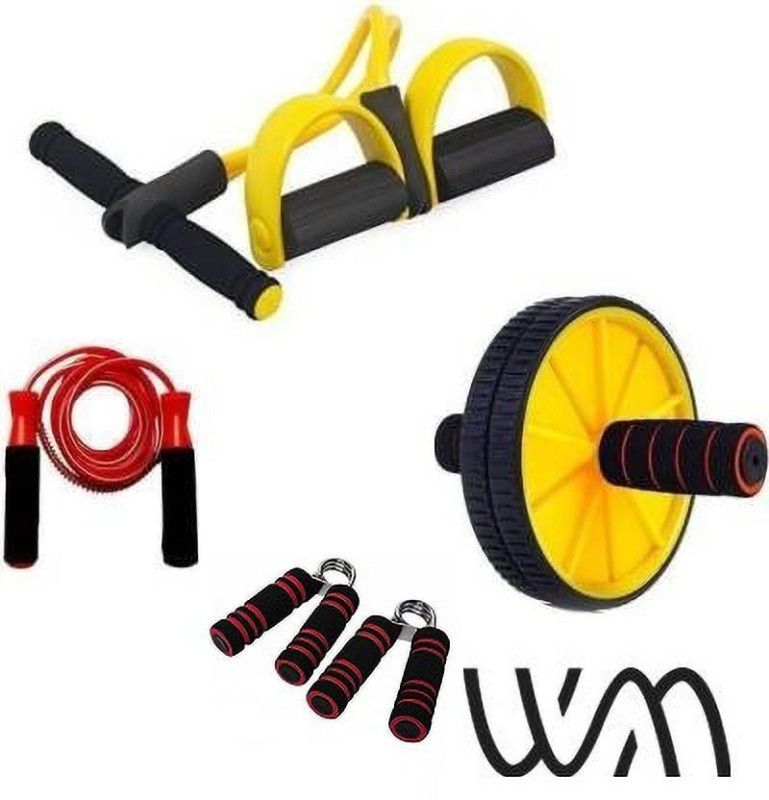 Web Mall 4-In-1 Perfect Unisex Fitness Combo III Fitness Accessory Kit Kit