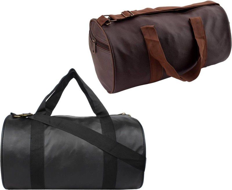 Stylepro Combo Stylish Gym Bag Duffle Bag Travel Bag (Leatherite,Size 30L)  (Multicolor, Kit Bag)