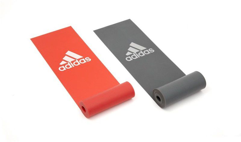 ADIDAS Pilates Bands Pilates Band  (Red, Grey, Pack of 2)
