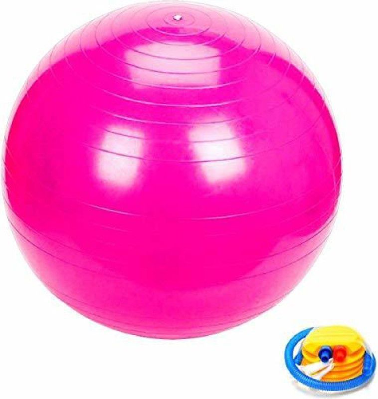 IRIS Fitness Anti-burst 75 cm Pink Gym Ball  (With Pump)