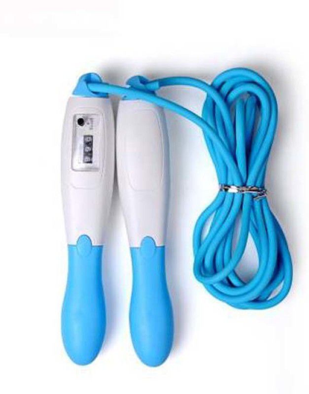 Mahadev Sports For Gym and Home Exercise adjustable with Manual counter meter Freestyle Skipping Rope  (Multicolor, Length: 275 cm)