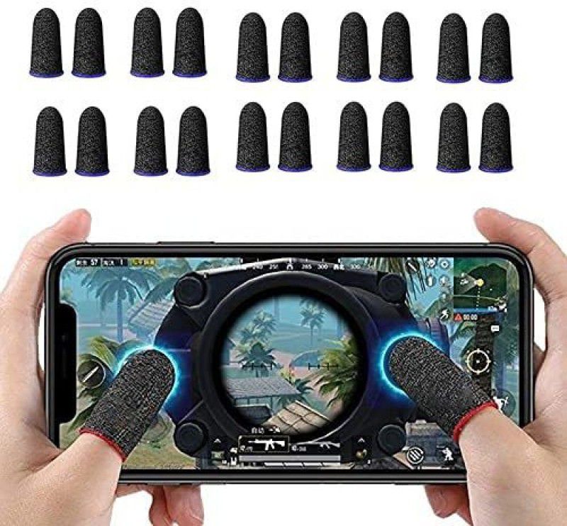 Crozier New Finger Sleeve for Mobile pubg/Call Off Duty/Free fire10 Pair Multicolour Finger Sleeve  (Pack of 10)
