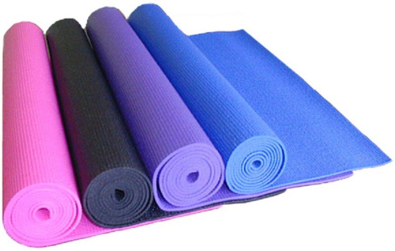 BES 4mm Quality Non Skidding Yoga Mat Multicolor 4 mm Yoga Mat