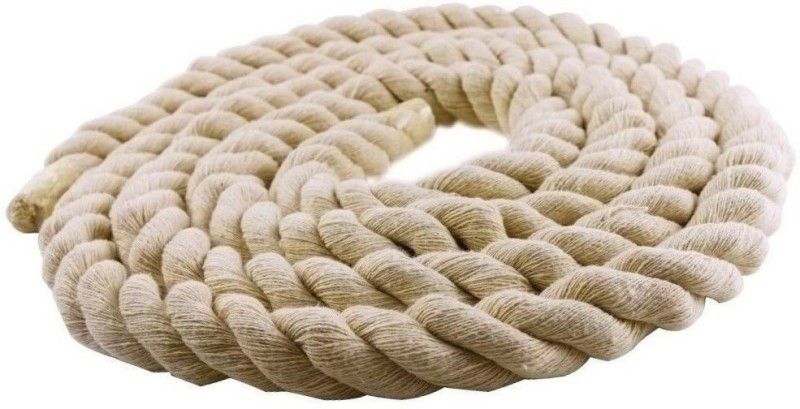 Tinax Tug of War OLYMPIC Cotton Rope White 20Meters - 40mm Thickness Battle Rope  (Length: 65.61 ft, Weight: 1.5 kg, Thickness: 1.57 inch)