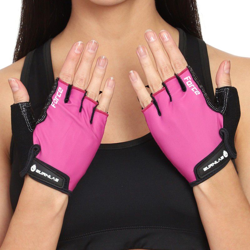 BURNLAB Force Gym Gloves Force (Pink X-large) Gym & Fitness Gloves  (Pink)