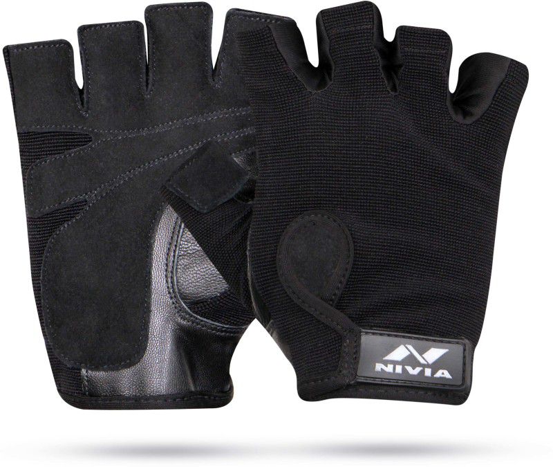 NIVIA NEW DRAGON 2.0 Gym & Fitness Gloves  (Black)