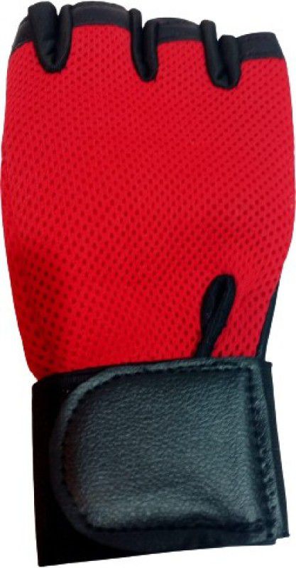 rsp Gloves for gym, Gym Gloves, Wrist Support, Workout Gloves, Gym & Fitness Gloves  (Red)