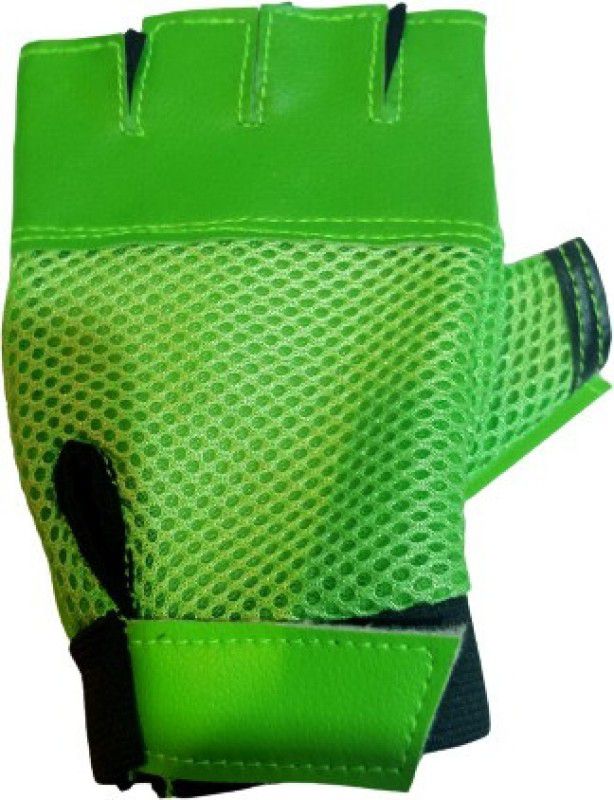 rsp Gloves for gym, Gym Gloves, Wrist Support, Workout Gloves, Gym & Fitness Gloves  (Green)