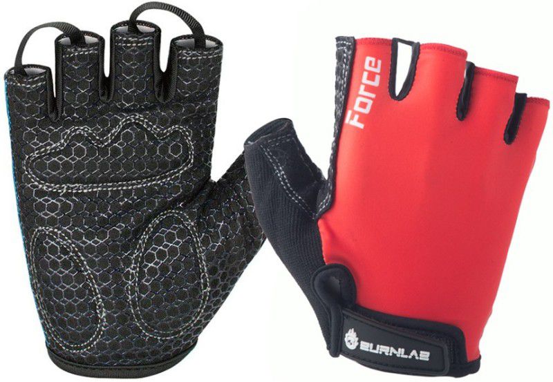 BURNLAB Force Gym Gloves Force (Red Large) Gym & Fitness Gloves  (Red)