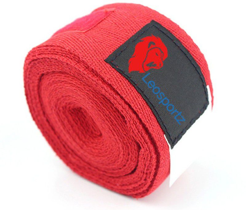 Leosportz Branded & flexible Boxing & Gym Fitness Tape Gym & Fitness Gloves  (Red)