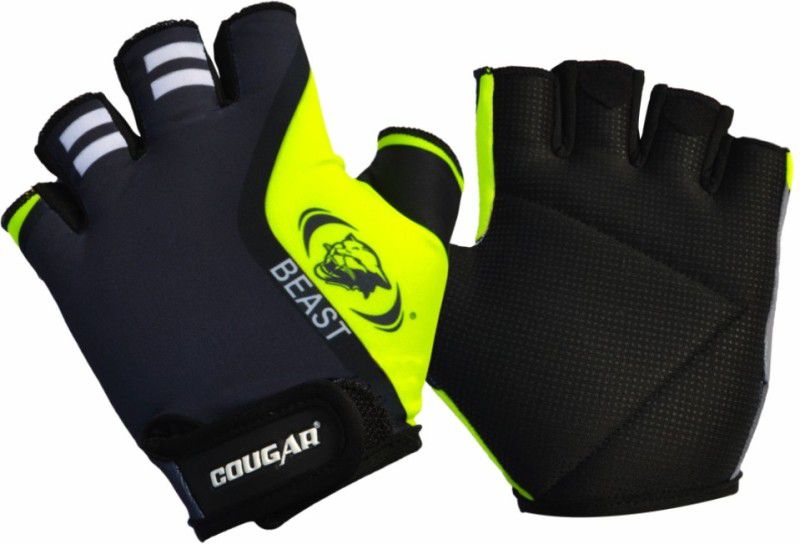 COUGAR Gym Gloves, Beast Fitness, Unisex (Large) Gym & Fitness Gloves Gym & Fitness Gloves  (Black, Green)
