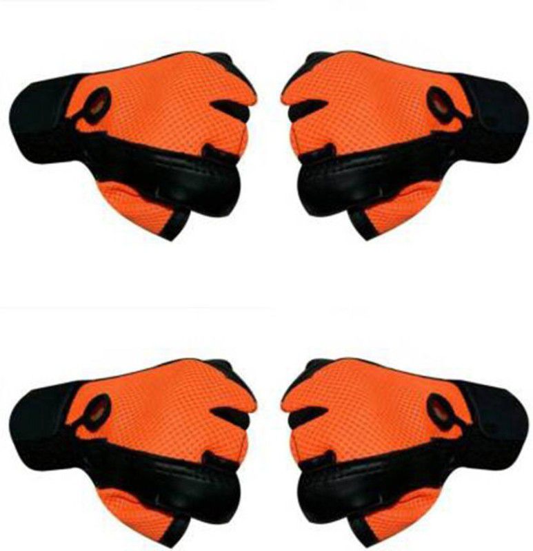 JMO27Deals 102 orange Combo Gloves. Gym & Fitness Gloves  (Orange)