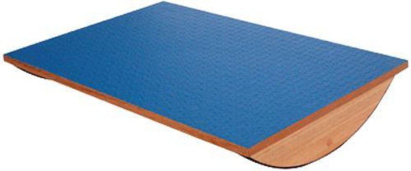 HME Blue Exercise Therapy Balance Board Wooden Balance Disc Fitness Balance Board  (Blue, Brown)