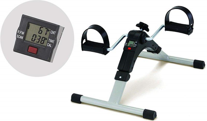 BHADANI SALES Mini Plastic Metal Total Body Exerciser Cum Cardio Cycle with Digital Display Mini Pedal Exerciser Cycle