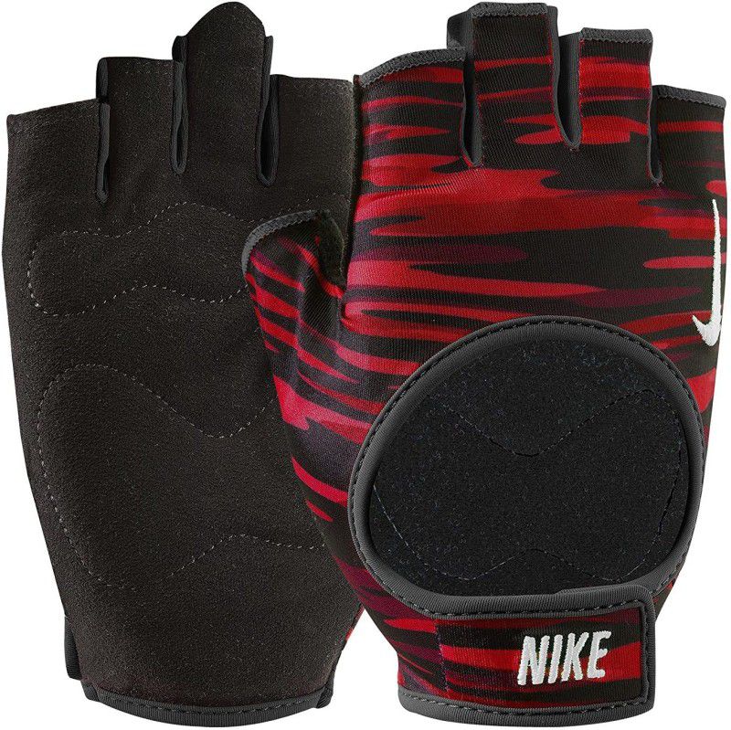 NIKE WOMEN'S FIT TRAINIG GLOVES Gym & Fitness Gloves  (Bright Crimson /BLack/White)