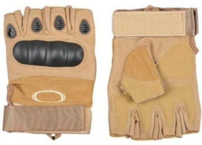 zaysoo Gloves with Wrist Wraps, Best for Men & Women Gym & Fitness Gloves  (Beige)