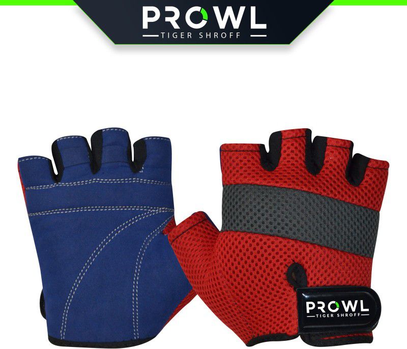 PROWL ACE Gym & Fitness Gloves  (Red/Grey)