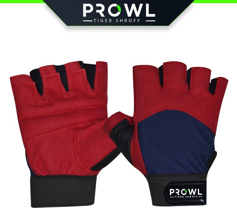 PROWL VISION Gym & Fitness Gloves  (Red/Blue)