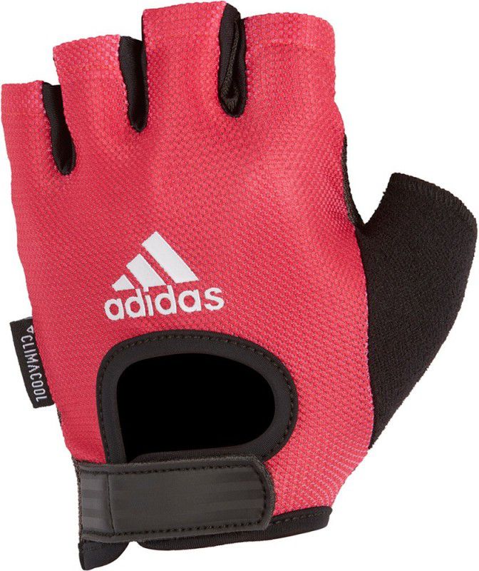 ADIDAS PERFORMANCE GLOVES WOMEN PINK M Gym & Fitness Gloves  (Multicolor)