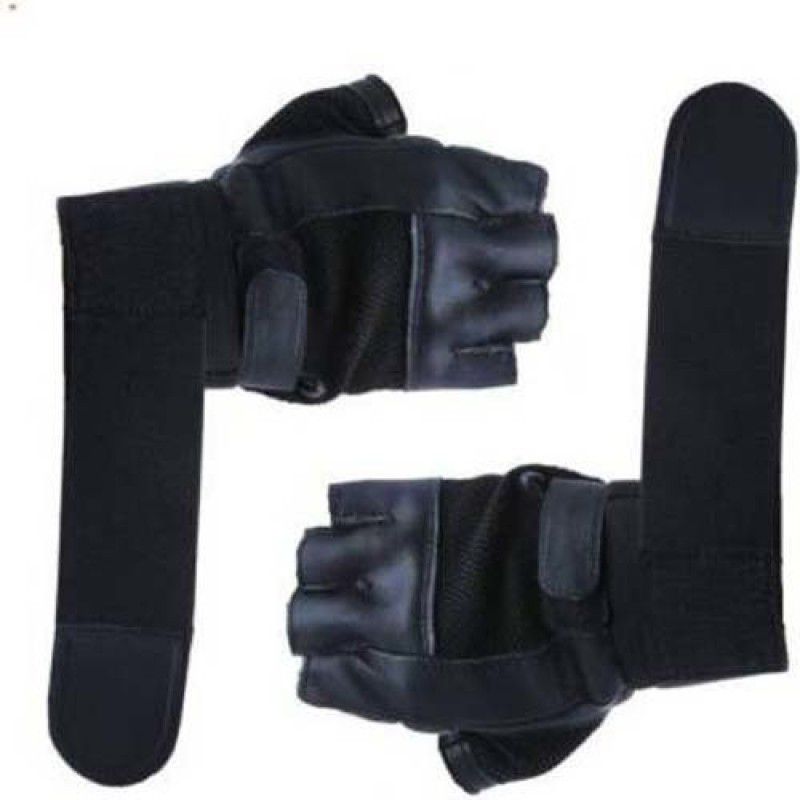 DaylFora Gym Gloves Gym & Fitness Gloves  (Black)