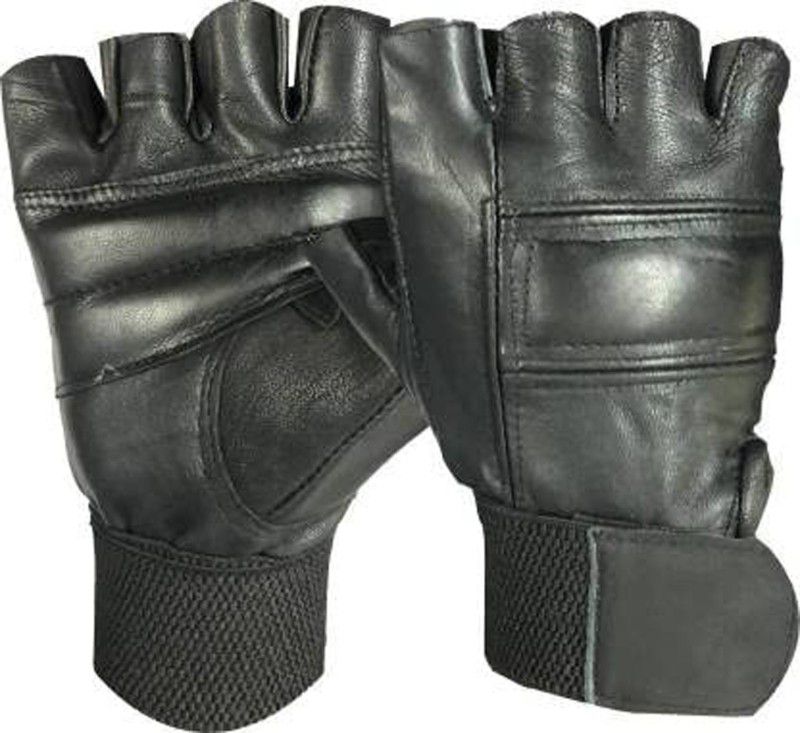 Shopexpert Gloves Gym & Fitness Gloves  (Black)
