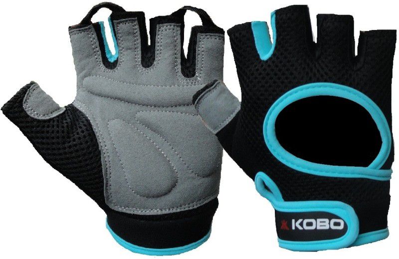 KOBO Weight Lifting (Imported) Gym & Fitness Gloves  (Assorted)