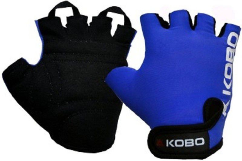 KOBO WTG-05 Gym & Fitness Gloves  (Blue)