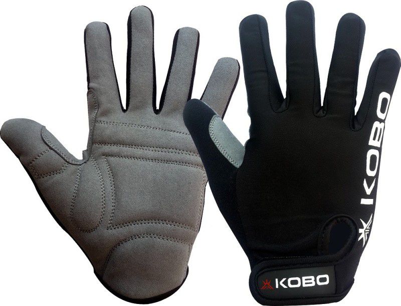 KOBO Cross fitness Training gym gloves/functional training hand Protector Gym & Fitness Gloves  (Black)