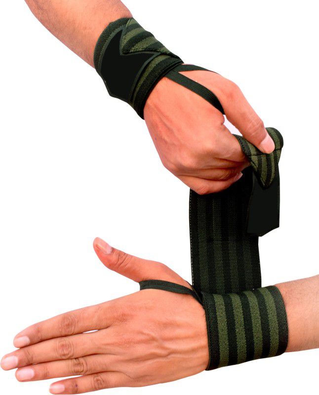 BM WORLD WRIST SUPPORT BAND FOR GYM,BOXING,WORKOUT Gym & Fitness Gloves  (Olive Green)