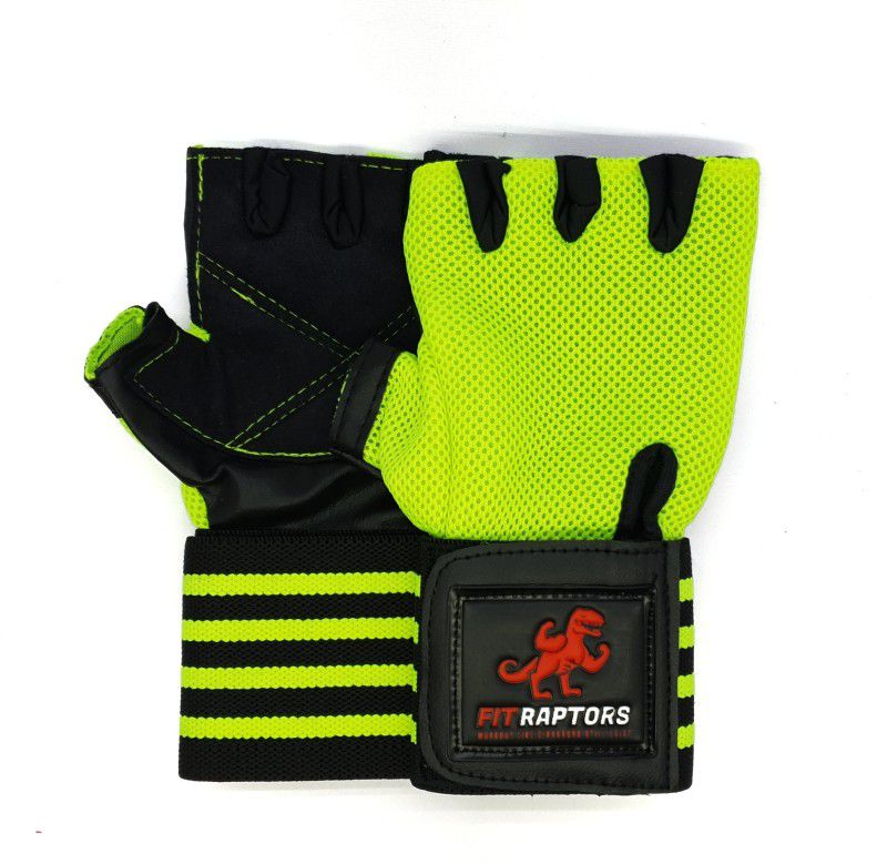 FITRAPTORS DGB-FR-MWSGG-NGN Gym & Fitness Gloves  (Neon Green)