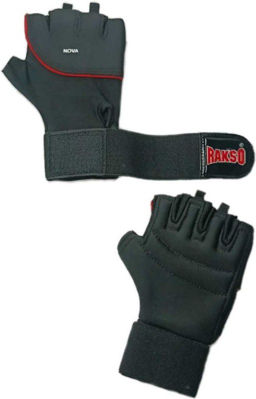 Rakso Nova gym gloves best quility Gym & Fitness Gloves  (Multicolor)