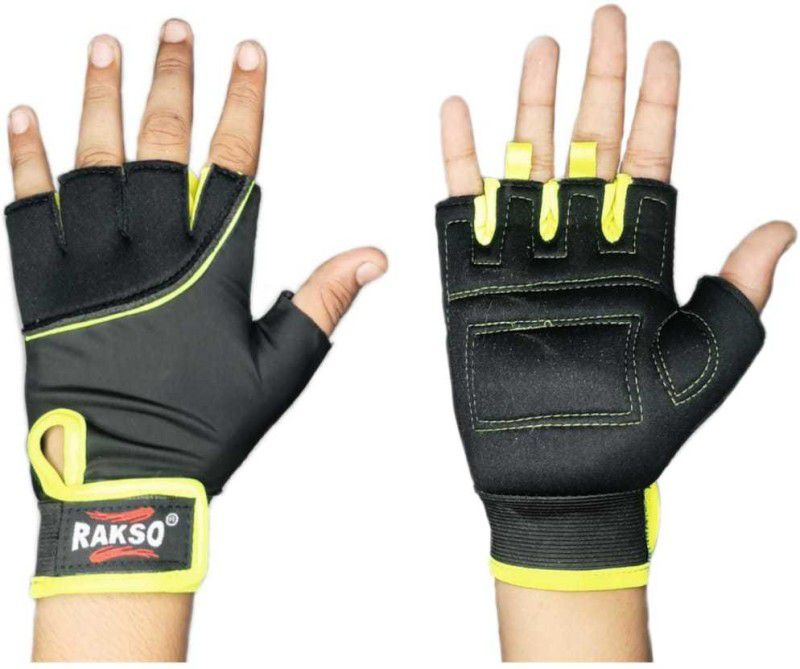 Rakso Alska gym gloves colour multi Gym & Fitness Gloves  (Multicolor)