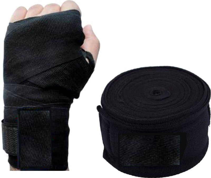 BMTRADING HAND WRAP FOR BOXING Gym & Fitness Gloves  (Black)