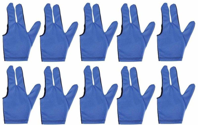 Laxmi Ganesh Billiard Snooker and Pool Glove (Pack of 10 Pcs) Billiard Gloves  (Blue)