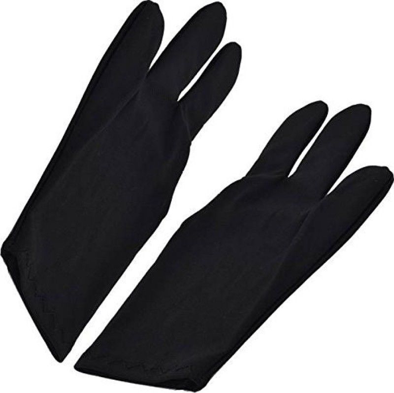 HR Group Snooker And Pool Table Gloves (2pcs) Billiard Gloves  (Black)