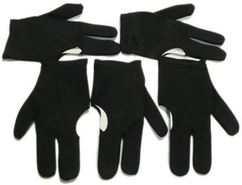 Laxmi Ganesh Billiard Billiard Pool Snooker Glove (Pack of 5 Pieces) Billiard Gloves  (Black)