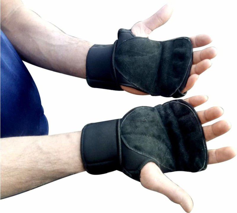 Just Rider Gym Gloves for Men & Women for Workout, Gym Gloves for Boys with Wrist Support Gym & Fitness Gloves  (Black)