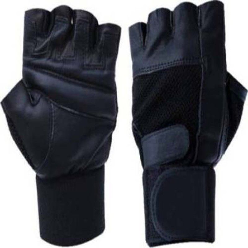 DaylFora GYM GLOVE & SPORTS GLOVE Gym & Fitness Gloves  (Black)