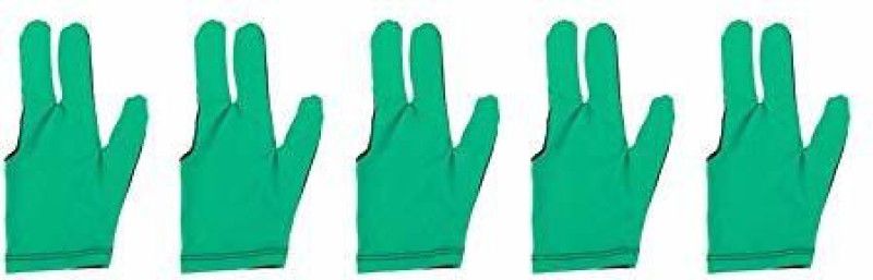 Laxmi Ganesh Billiard Billiard Pool Snooker Glove (Pack of 5 Pieces) Billiard Gloves  (Green)