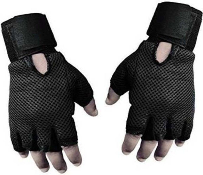 DaylFora Gym Gloves / Sports Gloves / Fitness Gloves/ Training Gloves / Weight Lifting Gym & Fitness Gloves  (Black)
