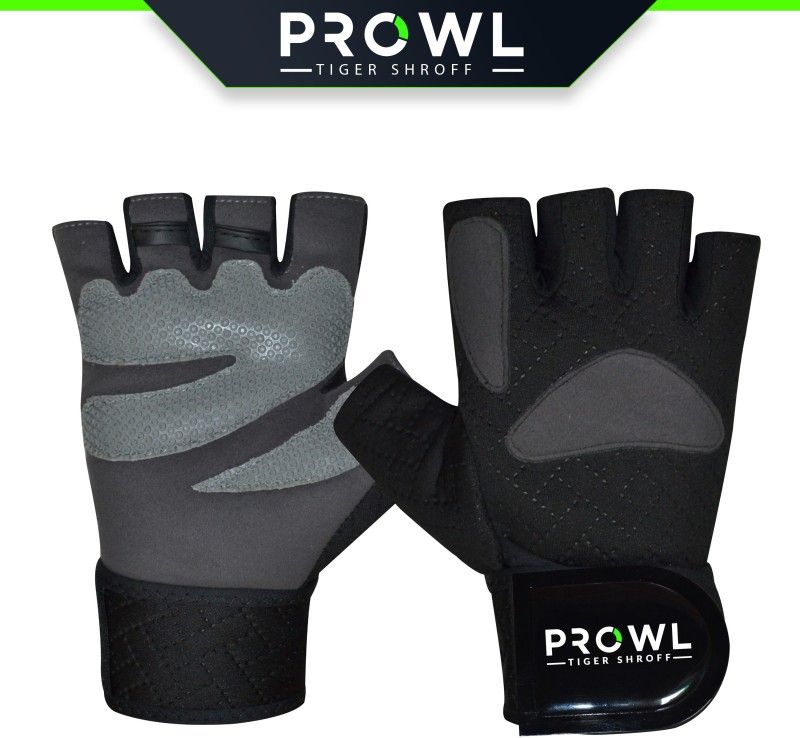 PROWL WARRIOR Gym & Fitness Gloves  (Black/Grey)