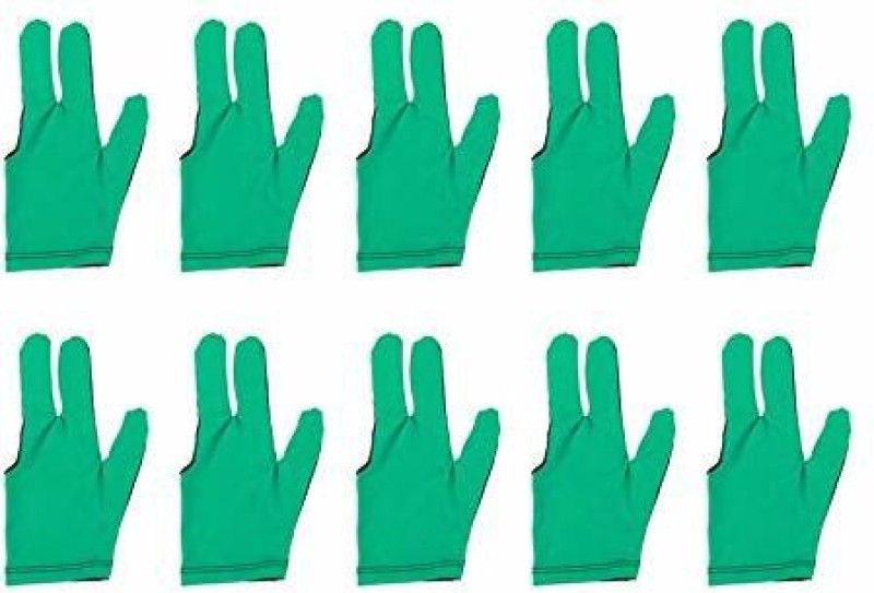 Laxmi Ganesh Billiard Snooker and Pool Glove (Pack of 10 Pcs) Billiard Gloves  (Green)