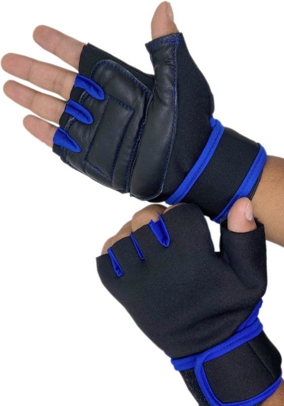 COOL INDIANS New gym glove/sports glove/fitness glove for unisex Gym & Fitness Gloves (Blue) Gym & Fitness Gloves  (Blue)