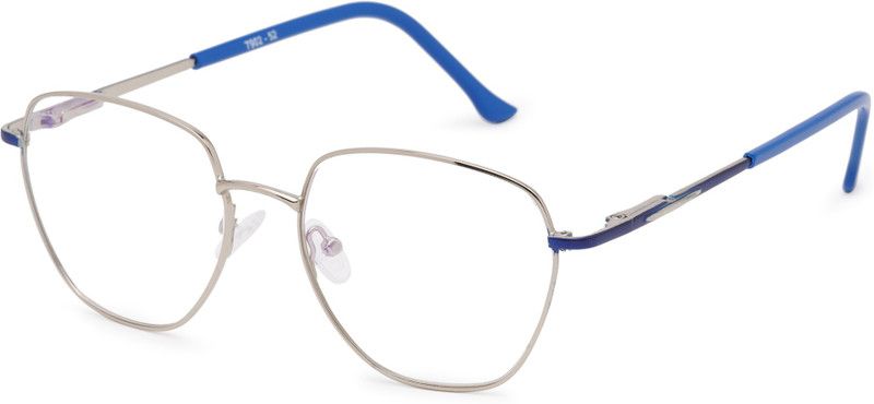 Full Rim Oval Anti Glare & Blue Cut Computer Glass For Men & Women  (52 mm)