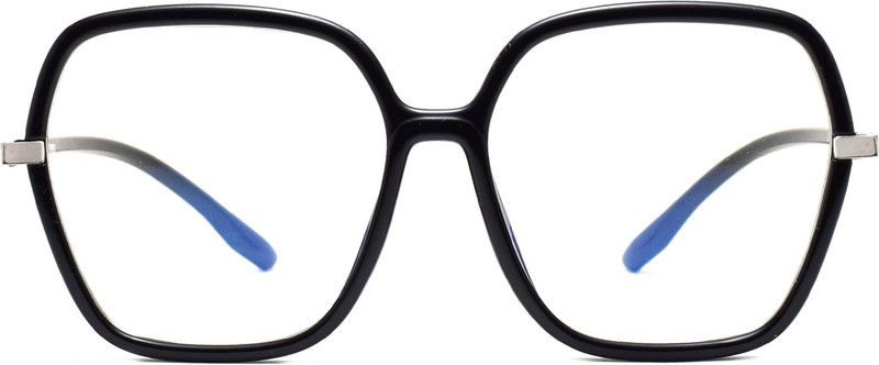 Full Rim Square Blue Cut Computer Glass For Women  (56 mm)
