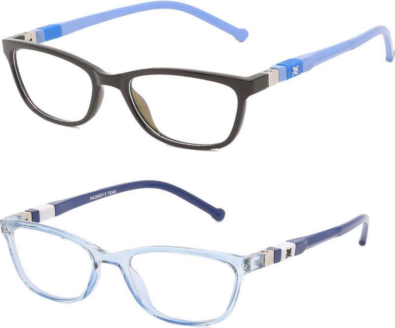 Full Rim Square Anti Glare & Blue Cut Computer Glass For Kids  (41 mm)