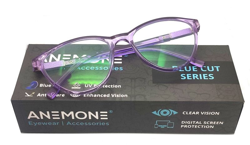 Full Rim Cat-eyed Anti Glare & Blue Cut Computer Glass For Women  (50 mm)