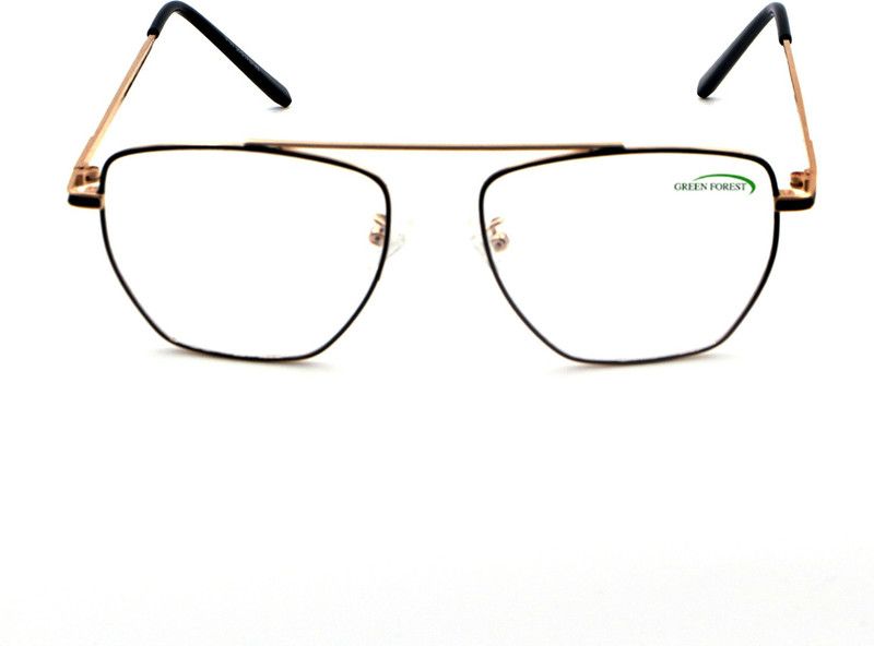 Full Rim Square Frame For Men & Women  (56 mm)