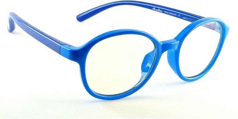 Full Rim Round Anti Glare & Blue Cut Frame For Kids  (44 mm)